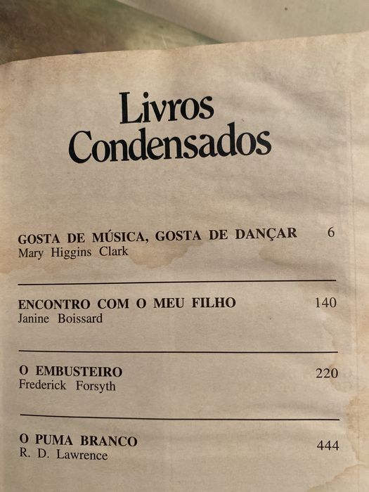 Livros condensados 1 gosta de música,  gosta de dancar