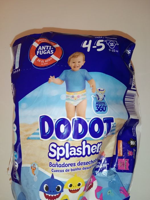 Fraldas para a água