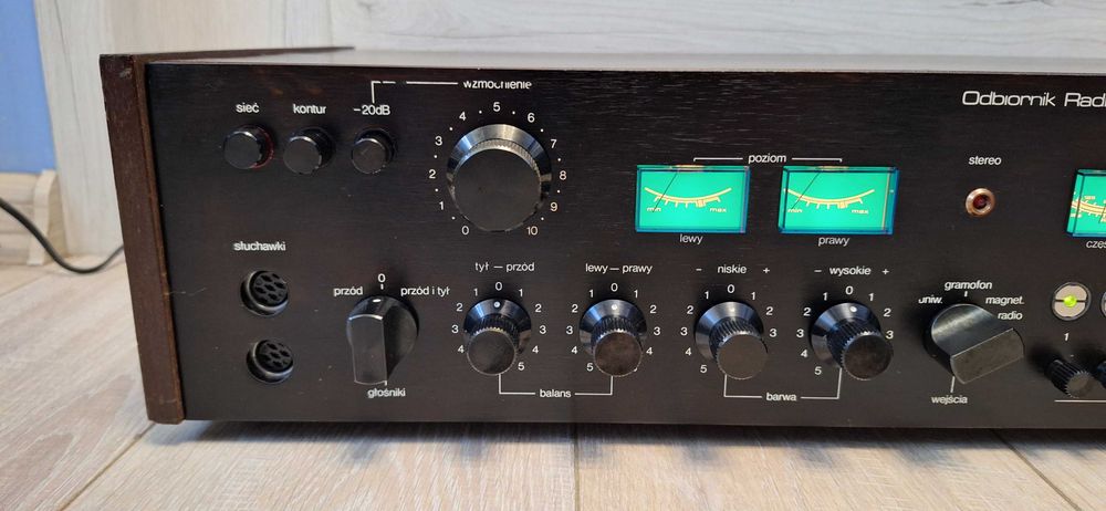Amplituner Unitra Radmor 5102 Czarny ! 80 Rok ! IDEALNY PO SERWISIE !