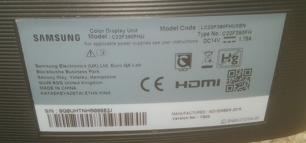 Televisões da marca Samsung para reparação