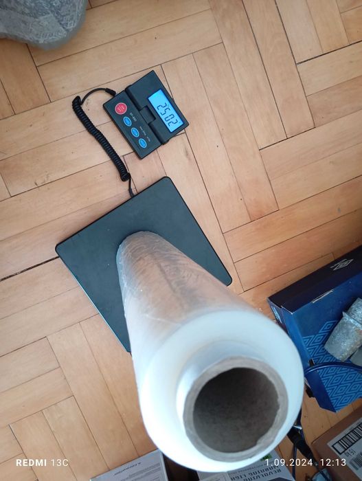 Folia strecz stretch przezroczysta 2,2kg NETTO 2,5kg BRUTTO MOCNA Łódź