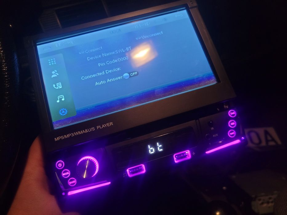 Radio Samochodowe ANDROID 7cali Carpay Bluetooth Spotify Google Maps