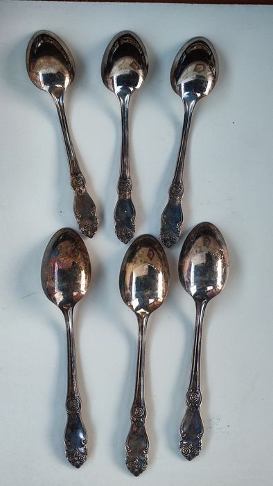 Ложки мельхиор новые