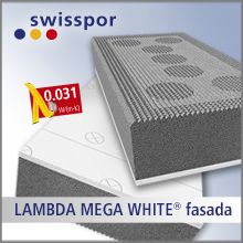 Swisspor Styropian Grafitowy LAMBDA PLUS FASADA 0,032. Dostawa na terenie całego kraju! Najniższe ceny! BUDIKER