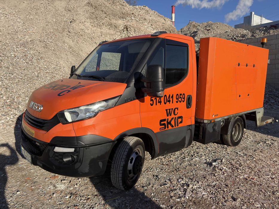 3x Iveco Daily 35C14 2019 rok - pojazd asenizacyjny