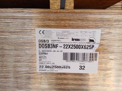 Płyta OSB gr.10 mm 2500X125
