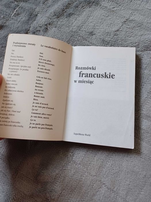 Rozmówki francuskie w miesiąc słownik