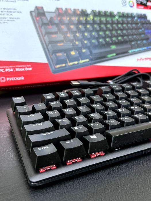 Клавіатура HyperX Alloy Origins Core HX Red Black USB