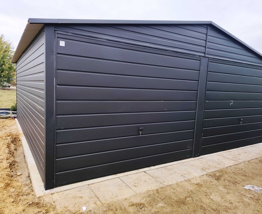 Premium GARAŻ  Złoty dąb  6x5 Dowóz i montaż Profil ocynk