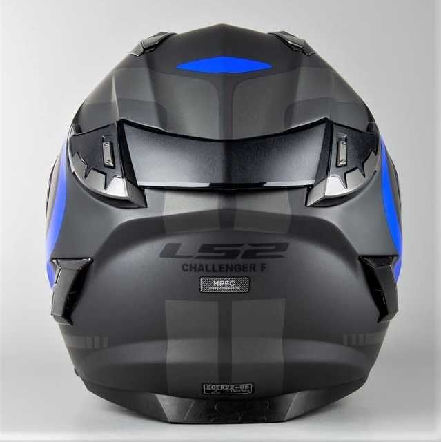 Capacete NOVO LS2 Challenger Titanio matt_blue (44% DESCONTO) Tam XS