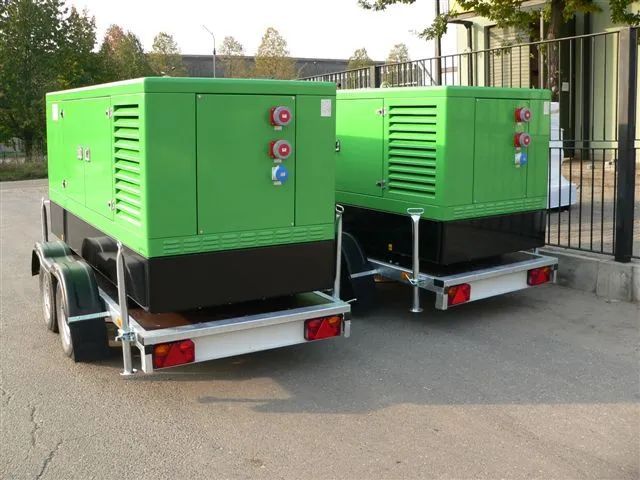 Stopexim  Przyczepa do transportu agregatu 2 osie po 1350 kg