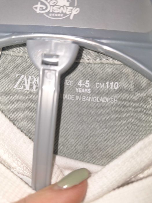 Джинсовая рубашка Zara на 4-5 лет