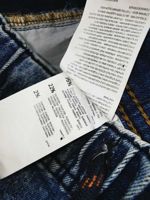 Szorty męskie, spodenki chłopięce jeansowe Cropp Jogger rozm. 30