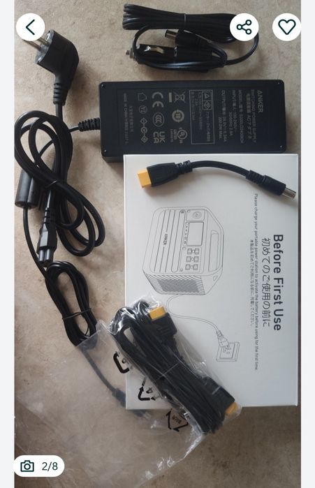 Зарядна станція Anker PowerHouse 555 / 1000 Вт / 1048 Вт⋅год / LiFePO4