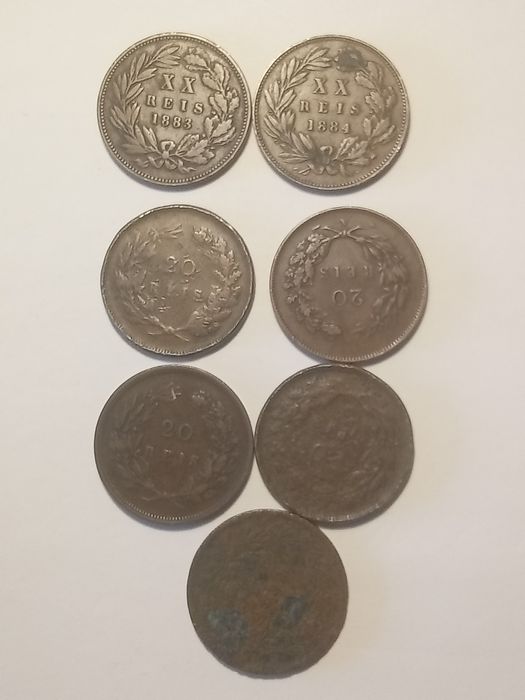 Moedas de bronze