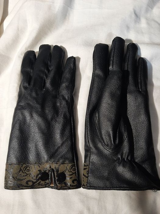 Rękawiczki damskie czarne,