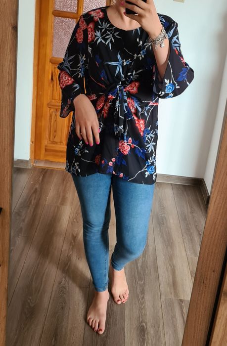 Piękna nowa bluzka bluzeczka kryjąca brzuszek duży rozmiar plus size