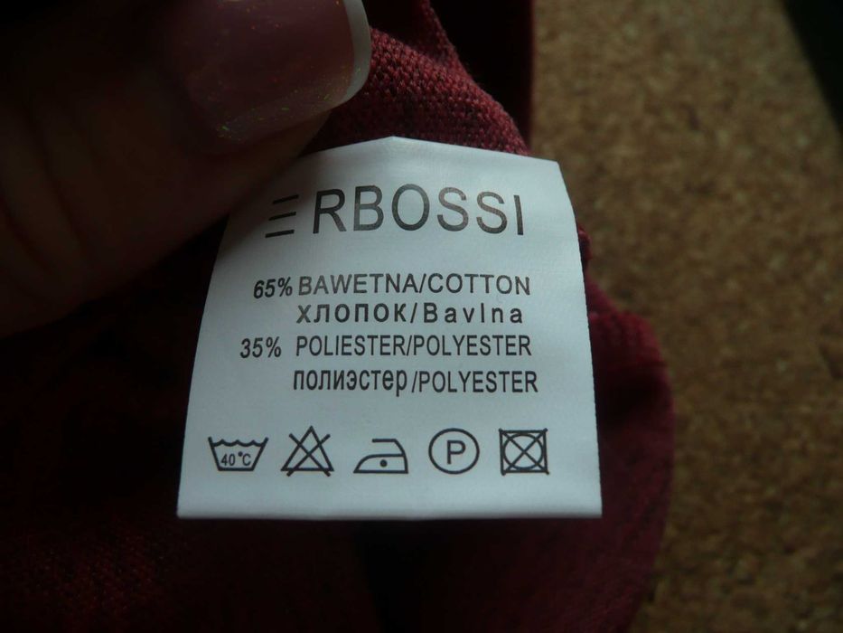 ładna dzianinowa bluzeczka EBROSSI 44/46 cyrkonie