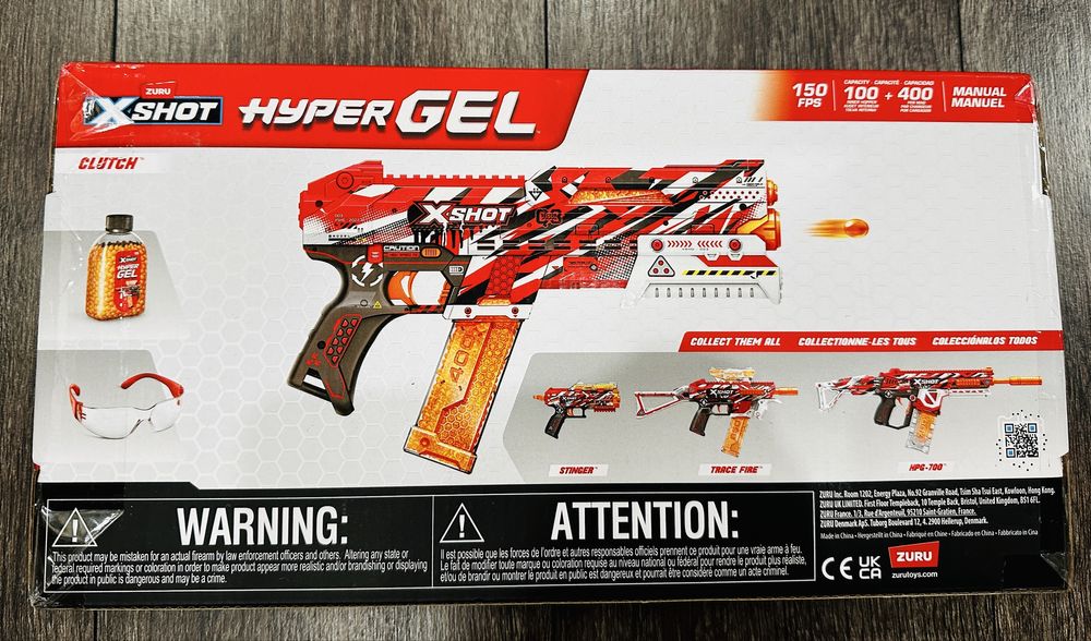 Бластер X-Shot Hyper Gel Small (36622R) 5000 гелевых пулек