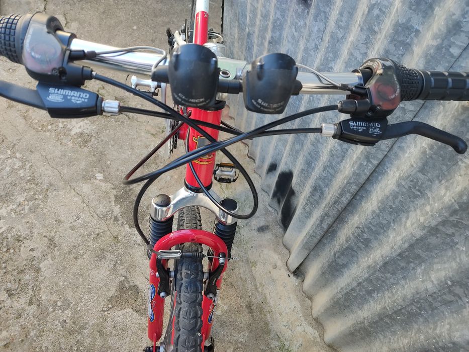 Tenho uma bicicleta em ALUMINIO