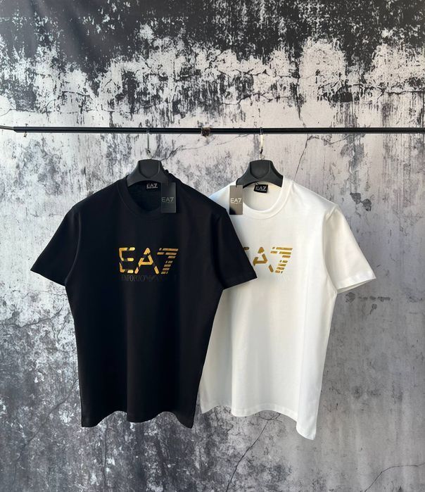 Чоловіча Мужская футболка Armani EA7 розмір S-XXL