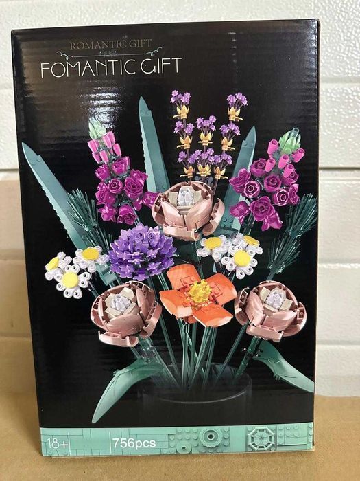 Конструктор Botanical Романтичний Букет 756 деталей сумісний з Lego (Код1003)