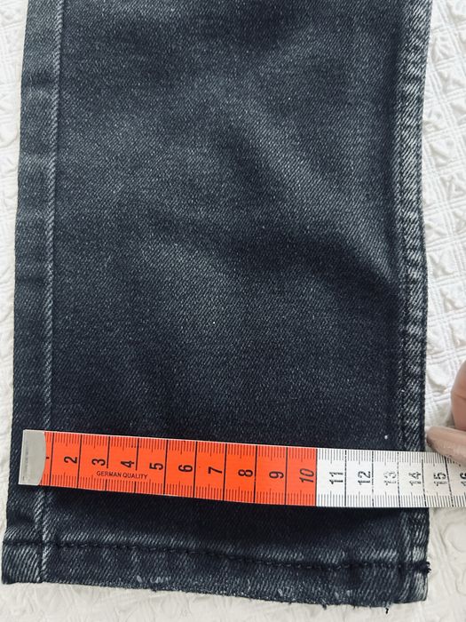 Spodnie Dsquared2 czarno szare przetarcia dziury