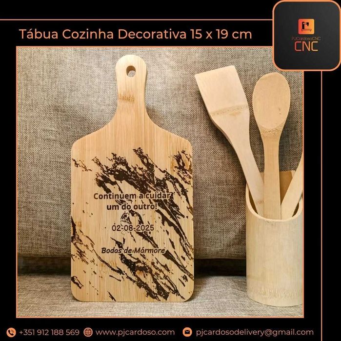Tábua Cozinha Decorativa Personalizada