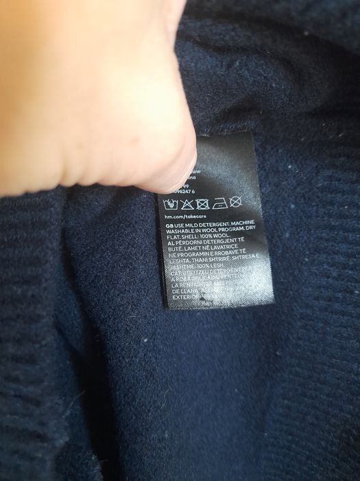 Welniany kardigan hm M