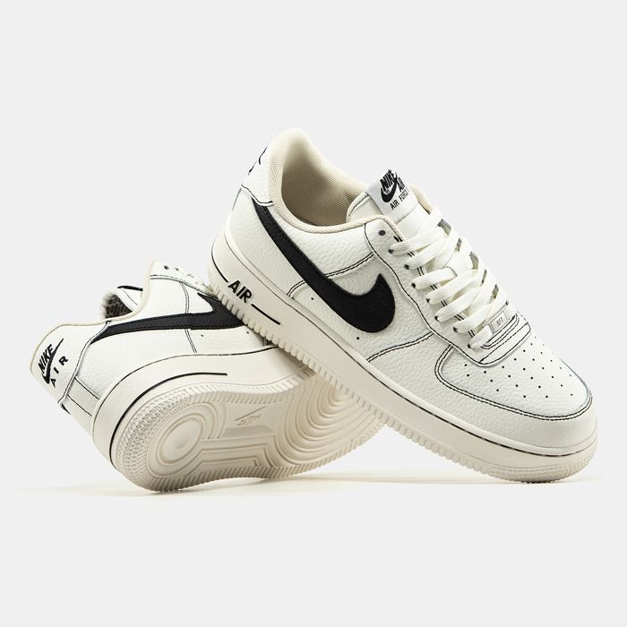 Кросівки Кроссовки Nike Air Force 1 White Black повсякденні