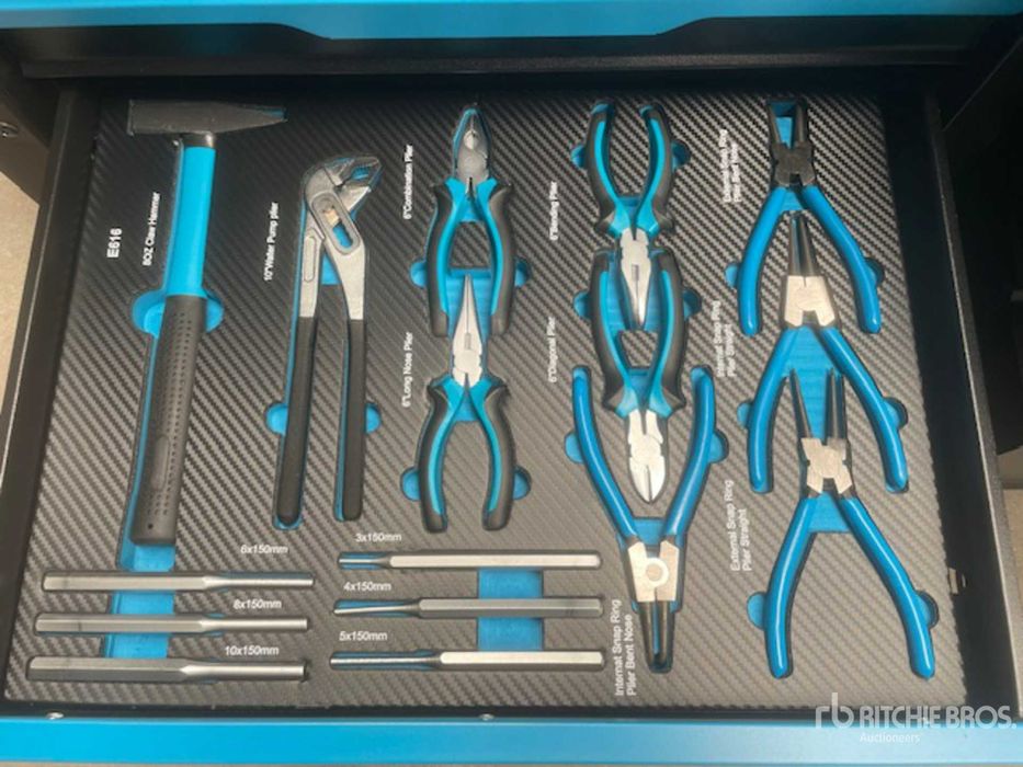 Carro Profissional de Ferramentas Welgtek com 12 Gavetas 450 peças