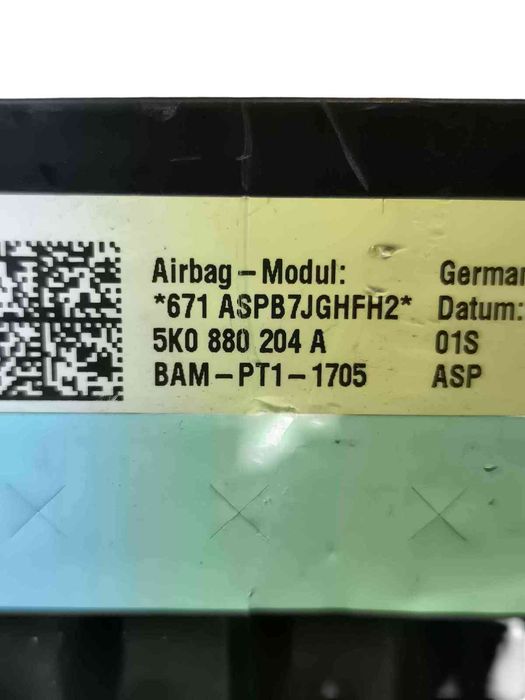 Airbag Passageiro VW GOLF VI