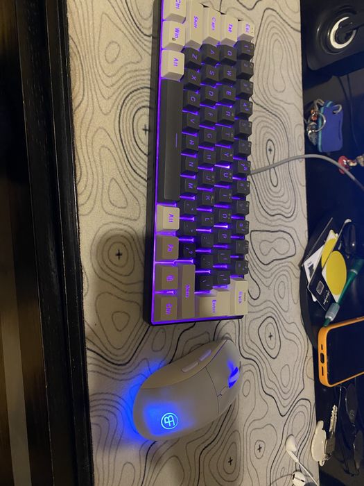 Rato e teclado gamer