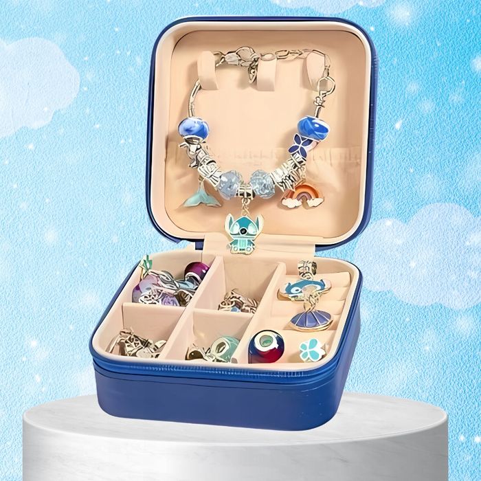 Zestaw do robienia bransoletek biżuterii koraliki charms stitch