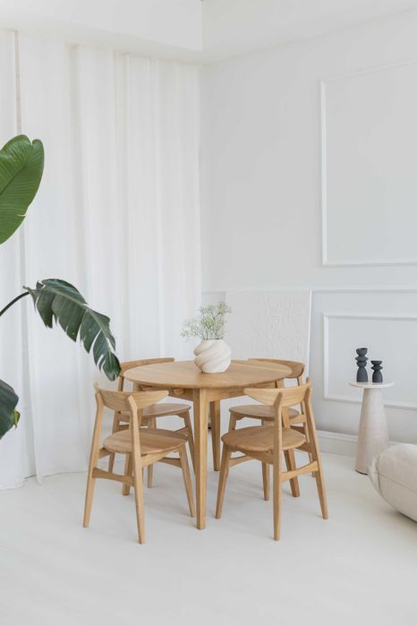 Stół okrągły dostępny od ręki, stół rozkładany dąb100%, stół drewniany