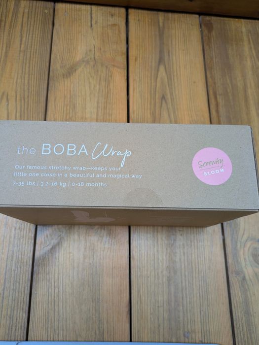 Boba Wrap “como novo” — Pano elástico porta-bebés