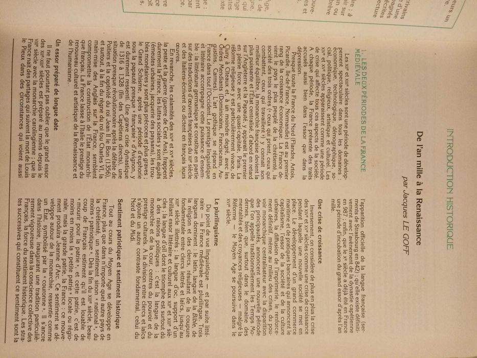Colecção de Literatura Francesa, de Henri Mitterand (Século XVI)