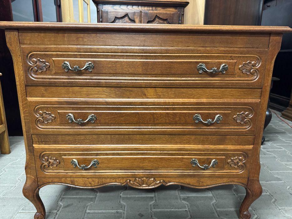 Komoda drewniana w stylu ludwikowskim komoda Ludwik komoda dębowa