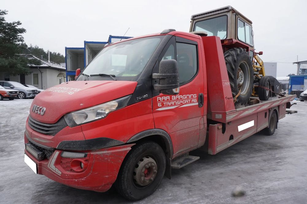 Iveco Daily  Pomoc Drogowa Iveco 72-180 Płyta Hydrauliczna Zabudowa Tevor