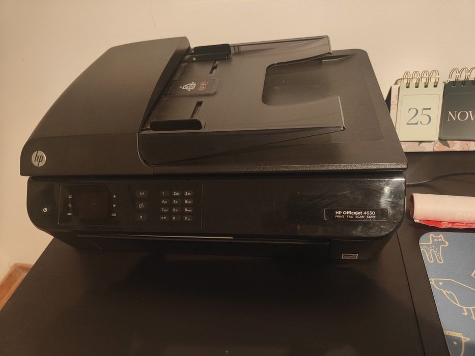 HP OfficeJet 4630 (Print Fax Scan Copy) com tinteiros Novos