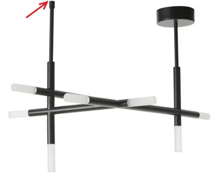 Lampa Westwing LED Gratia czarna sufitowa