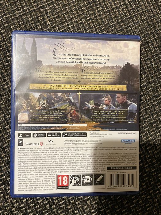 Kingdom Come Deliverqnce 2 Ps5