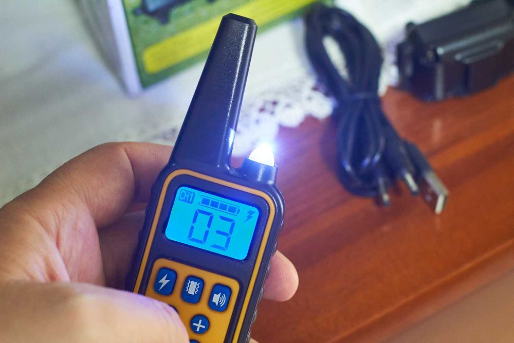 Coleira de adestramento com controlo — até 800m e à prova d'água