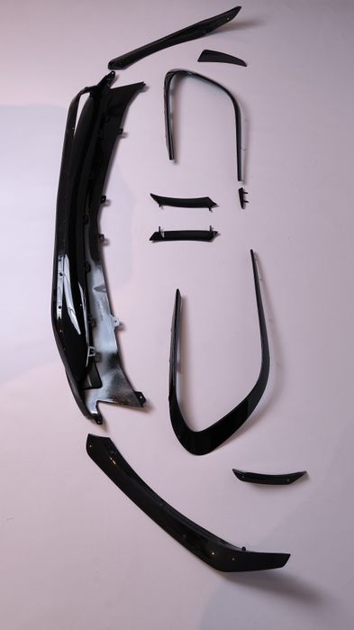Mercedes CLA 45 C117 Bodykit Spoilery Lotka Komplet Czarny Połysk
