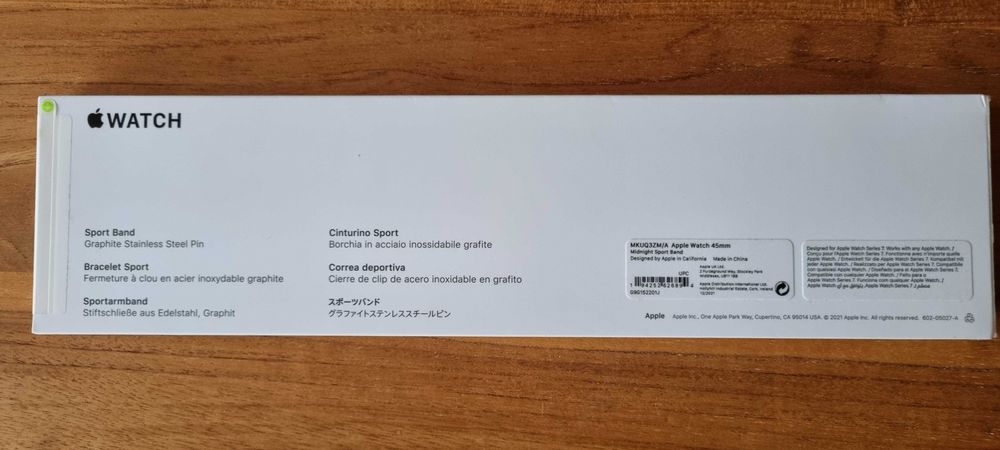 Apple Watch 45mm Bracelete M/L - Meia Noite - NOVA selada