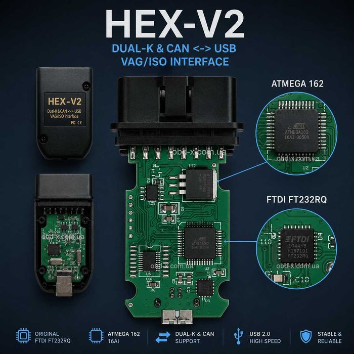 НОВИЙ‼️ ВАСЯ ДІАГНОСТ 25.2 ‼️ автосканер Vag Com VCDS HEX V2 vcds | VW Audi Skoda Seat