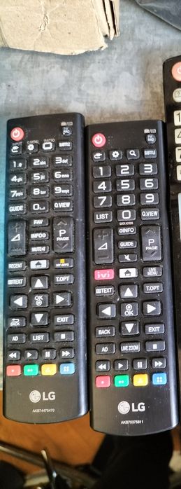 Пульты Samsung LG Hisense Kivi Sony разные