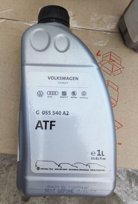 VAG ATF G 055 540 A2. Aisin 09G. Фольксваген масло в коробку.

ATF