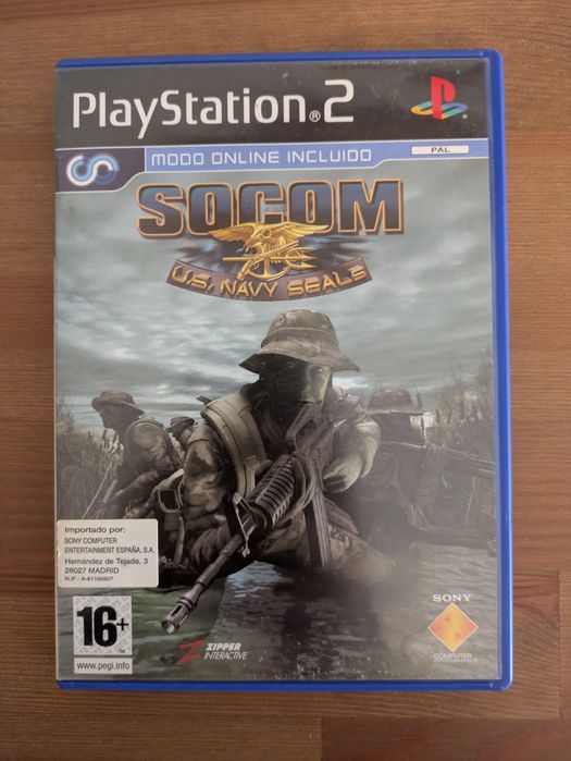 Jogo PS2 ( PlayStation 2 ) " SOCOM - U.S Navy Seals" (Como Novo)