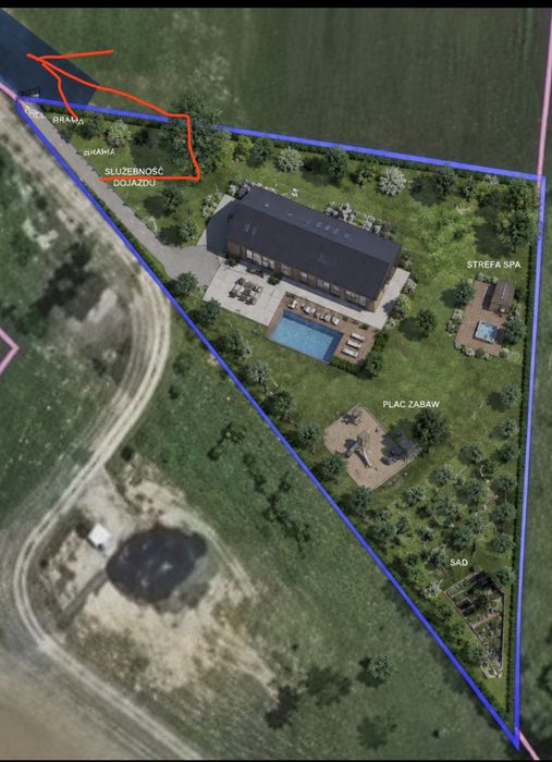 Sprzedam działkę 4409 m2 prawomocne warunki zabudowy